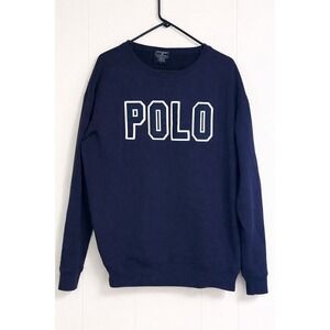 Ralph Lauren M Large Polo Spell Out Vintage Sweatshirt Crewneck Embroidered